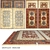 Pair of DOVLET HOUSE Carpets - 4 Pieces 3D model small image 1