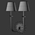 Icarus Wall Lamp: Modern Elegance 3D model small image 2