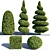 Landscaping Bushes Pack: 5 Versatile Shapes 3D model small image 8