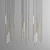 Sleek Sattler Mikado Chandelier 3D model small image 2