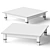 Modern Gervasoni Jeko Coffee Tables 3D model small image 2