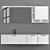 Dynamic Horizontal Bathroom Composition 3D model small image 3