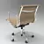 Elegant Eames Aluminum Chair 3D model small image 4