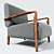 Niguel Lounge Chair: Sleek and Stylish 3D model small image 3