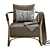 Elegant Kathryn Armchair: Perfect Blend of Style and Comfort 3D model small image 4
