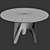 Elegant Gaya Dining Table 3D model small image 2