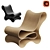 Title: EcoForm Chair: Sustainable Design 3D model small image 1
