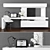  Multi-Purpose TV Stand & Office Set 3D model small image 1