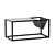 Designer Coffee Table April - Modern Marble Top, Sleek Steel Legs 3D model small image 2