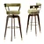 Sleek Bar Chair GILMORE 3D model small image 1