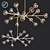 Elegant 14-Light Brass Chandelier 3D model small image 1