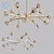 Elegant 14-Light Brass Chandelier 3D model small image 2