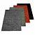 Terracotta Hand-Loomed Wool Rug 3D model small image 1