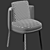 Elegant Torii Dining Chair 3D model small image 2