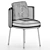 Elegant Torii Dining Chair 3D model small image 10