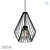 Evelin 1-Light Geometric Pendant 3D model small image 1