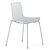 Sleek Stackable Langue Chair 3D model small image 6