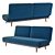 Stylish La Redoute Cooly Sofa 3D model small image 1