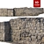 Stone Wall Model - High-Quality 3D Asset 3D model small image 1