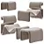 Etcetera Lounge: Timeless Comfort 3D model small image 4