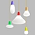 Elegant Martinelli Luce Pendant Light 3D model small image 2