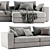 Luxurious Linteloo Hamptons Chaise: Ultimate Comfort 3D model small image 3