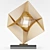 Golden Hypercube Sculpture 3D model small image 2