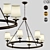 Elegant Devon Round Chandelier 3D model small image 9