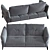 Corsica Saiwala Sofa 3D model small image 2