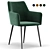 Luxury Lamar Accent Chair 3D model small image 1