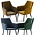 Luxury Lamar Accent Chair 3D model small image 2