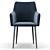 Luxury Lamar Accent Chair 3D model small image 3