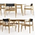 Gloster CLIPPER & ARCHI: Stylish Dining Set 3D model small image 2