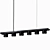 Sleek Lava Stone Pendant Light 3D model small image 2