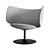 Stella Lounge Chair: Elegant Comfort 3D model small image 1