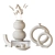 Elegant 7-Piece Decorative Set 3D model small image 2