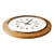 Zara Home Wooden Wall Clock 3D model small image 2