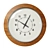 Zara Home Wooden Wall Clock 3D model small image 3