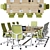 Optimized High Detail Conference Table 3D model small image 3