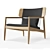 Gloster Archi Lounge Chair: Contemporary Comfort in Style 3D model small image 2