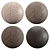 European Ash Chevron Wood Tile 3D model small image 2