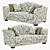 Simpatico Luxury Sofa 3D model small image 1
