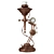 Vintage Steampunk Candle Holder 3D model small image 1