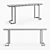 Sleek Pablo Console Table: Modern Design 3D model small image 4