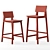 Modern Ethnicraft Bar Stools 3D model small image 3