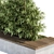 Urban Oasis Bench with Plants 3D model small image 4