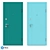 Modern Style Entrance Door - LINE-95 3D model small image 4