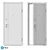 Modern Style Entrance Door - LINE-95 3D model small image 5