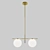 Elegant Jugen 2-Light Suspension 3D model small image 2