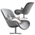 2014 B&B Italia Mart Armchair 3D model small image 3